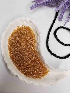 Бисер 13/0 класс А, калиброванный Чехия (светло-коричневый блестящий)